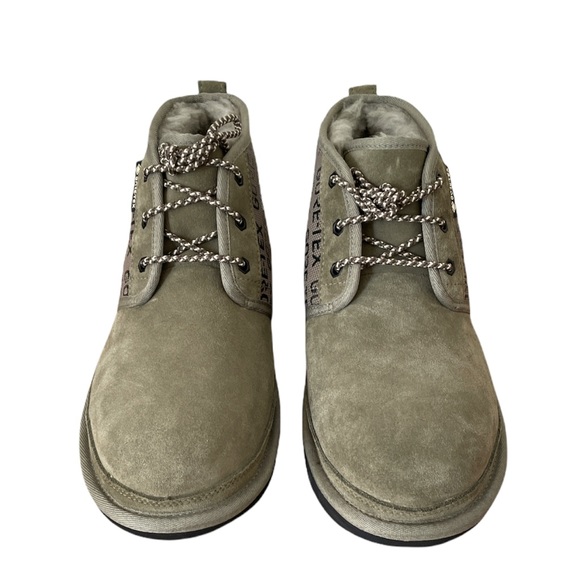 UGG Chukka Neumel GORE-TEX Waterproof Suede Men’s Boot Green Olive Size 8 - Picture 4 of 9